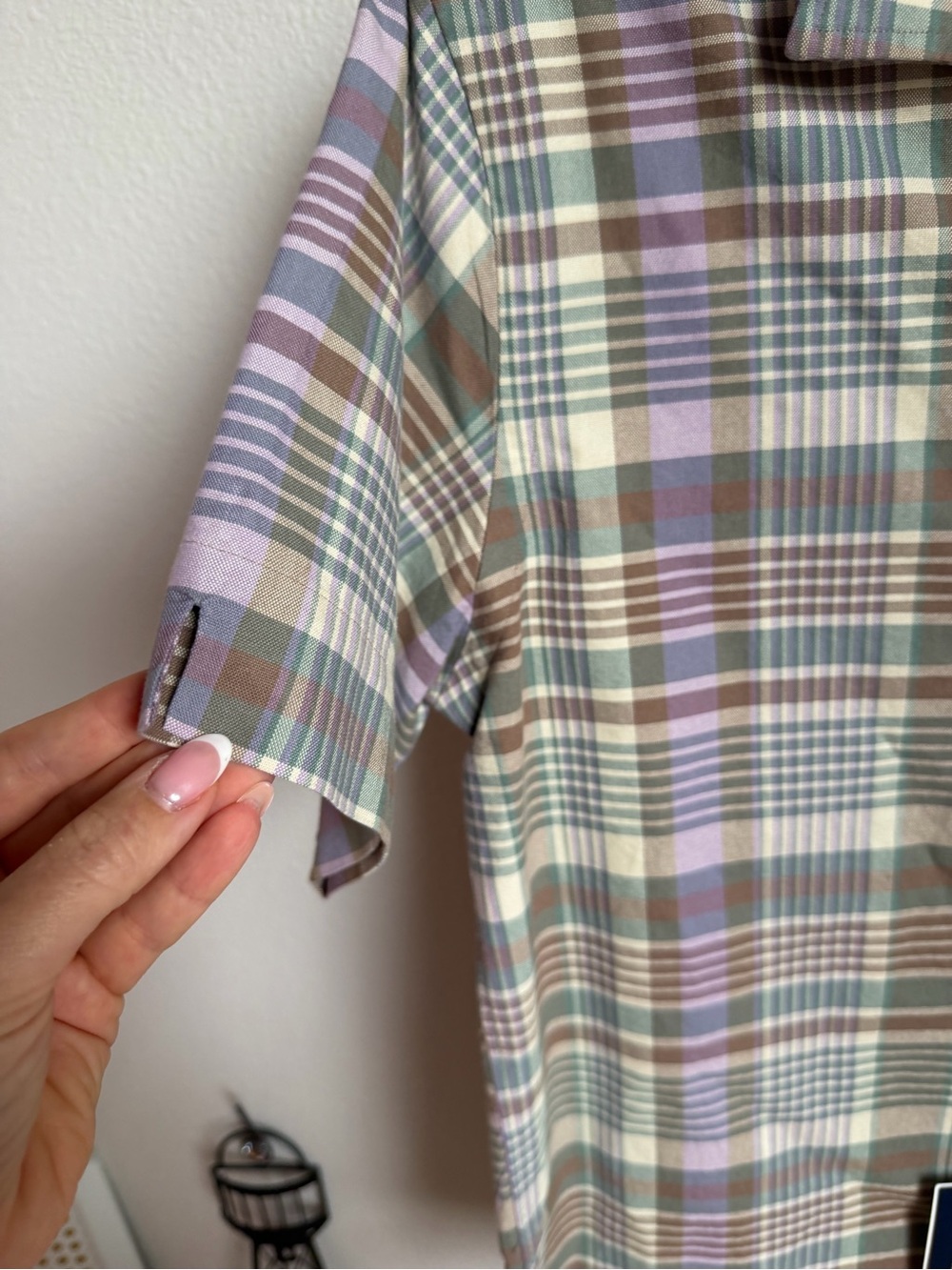 NWT POLO Ralph Lauren Plaid Oxford Camp Shirt Sz S - Picture 7 of 9
